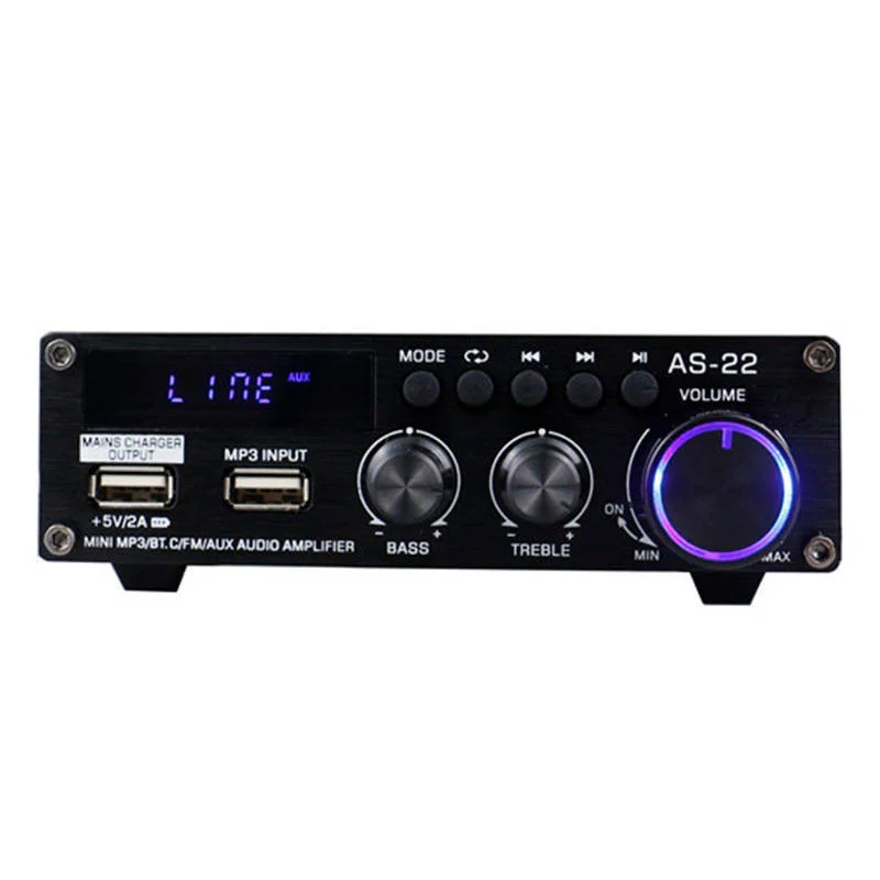 Alte Produse - Amplificator audio Blitzwolf AS-22, 45W bluetooth, AUX 3.5mm, RCA, 2X USB
