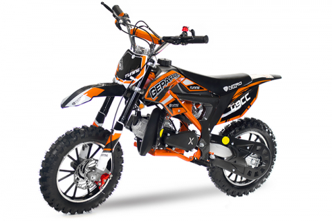NITRO MOTORS 49cc mini Kinder Dirtbike Gepard DLX 10" Off-Road [9]