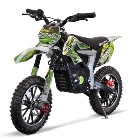 Cross Copii - Nitro Motors 550W Eco Mini Dirtbike Gepard DLX 10" – Aventură Electrică pentru Micii Piloți Off-road