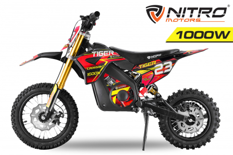Nitro Motors Tiger Eco 1000W 36V – Motocicletă Electrică Off-Road pentru Tineri Aventurieri [5]