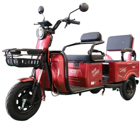 Tricicluri - Triciclu Electric RDB CARGO, fara permis, 2000W, 25km/h