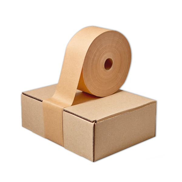Banda scotch adeziva umectibila din hartie kraft 62mm x 200m [2]
