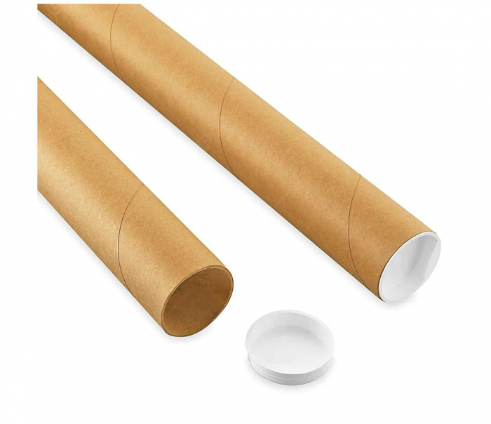 Capace din plastic pentru tuburi din carton, 38.5mm, set 50 bucati [2]