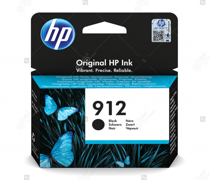 Cartus HP 912 Negru pentru Imprimanta HP OfficeJet Pro 8023 All-in-One HP