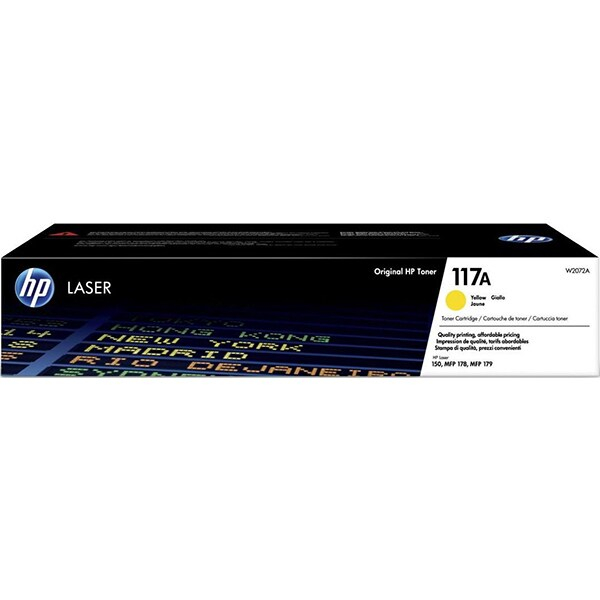 Cartus HP Laserjet 117A Yellow pentru Imprimanta HP Color Laser MFP 179fnw