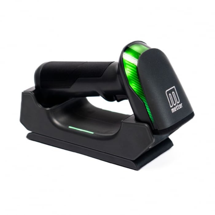 Cititor coduri de bare Metter HS2200, 2D, USB, Bluetooth, negru