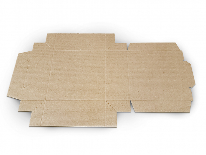 Cutie carton microondul nature, 205x205x85mm [4]