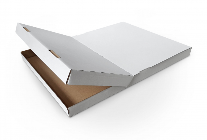 Cutie carton microondul alb, 310x220x22mm Label Print imagine 2022 cartile.ro