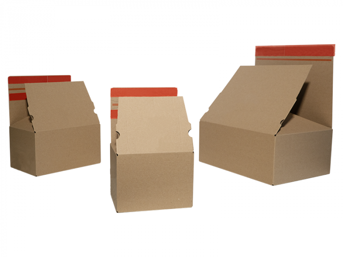 Cutii de carton cu autoformare ecommerce, FitBox, productive si eficiente, fund dublu, 260x170x100 [2]