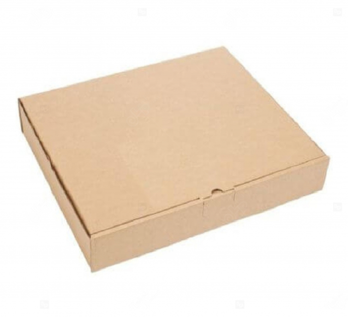 Cutii pentru pizza din carton microondul, nature, 325x325x35 mm