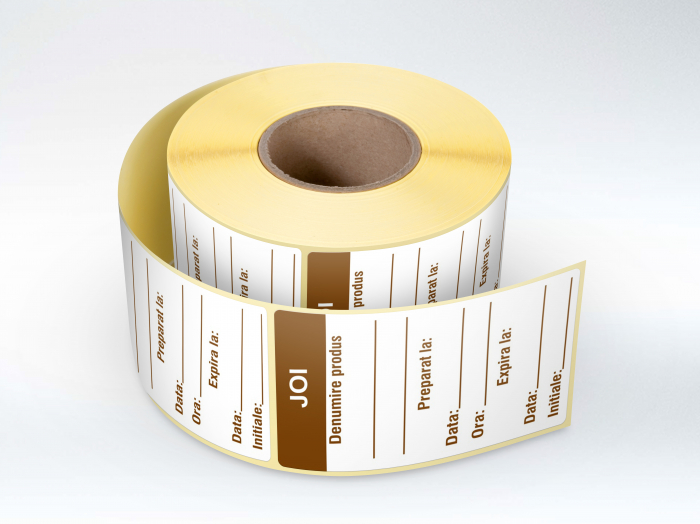 Etichete HACCP autocolante personalizate Zilele Saptamanii - JOI [2]