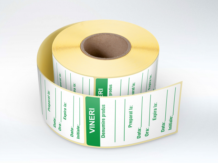 Etichete personalizate, VINERI - Zilele Saptamanii 25x54 mm [2]