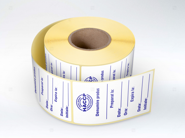 Etichete personalizate, HACCP 30x60 mm, 1000 buc/rola [2]