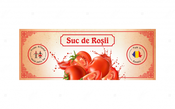 Etichete personalizate, Suc de rosii, 54x144 mm [3]