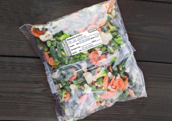 Etichete autoadezive HACCP personalizate, PRODUSE CONGELATE, 25x54 mm, 1000 buc/rola [3]