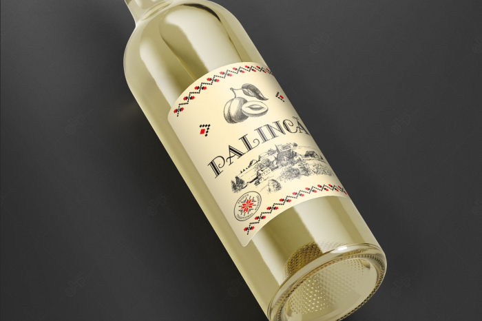 Etichete sticle personalizate, Palinca, 100x70 mm, Produs traditional, 1000 buc/rola [2]