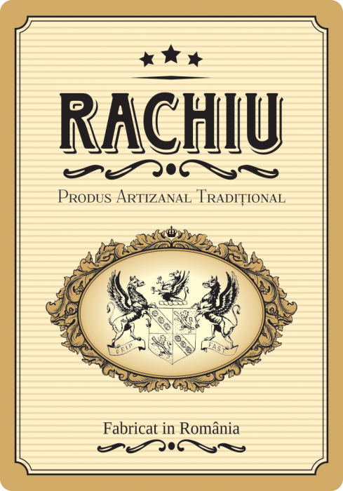 Etichete sticle personalizate, Rachiu, 100x70 mm, 1000 buc rola image