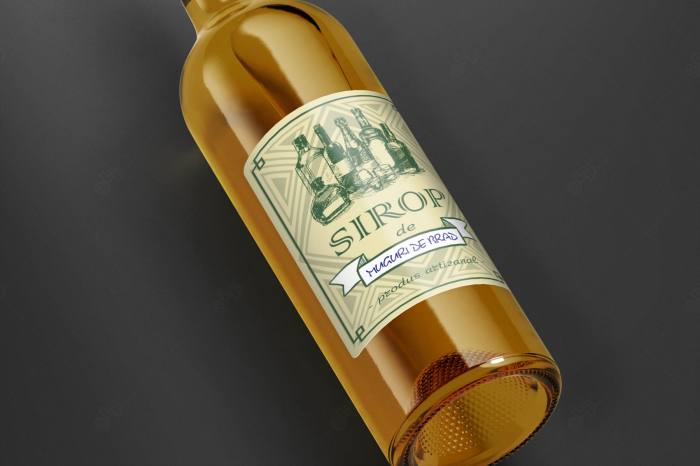 Etichete personalizate, Sticle sirop, 100x70 mm [2]