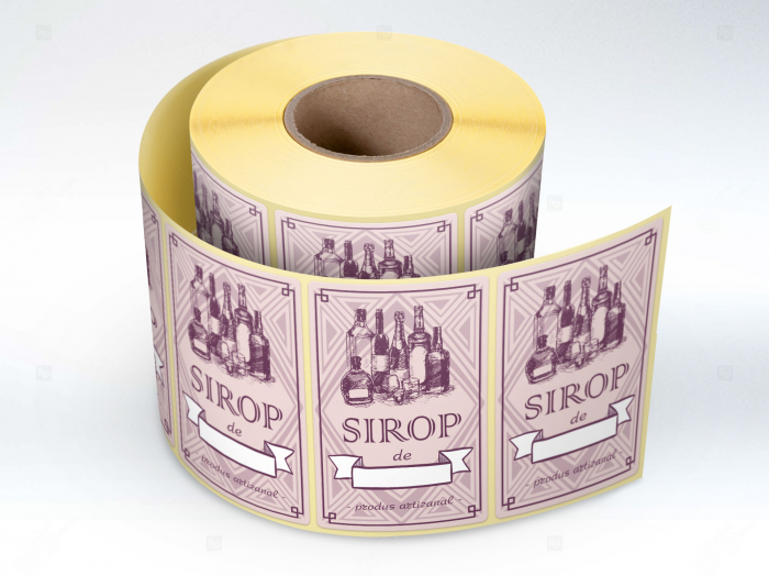 Etichete personalizate, Sticle sirop, 100x70 mm [3]
