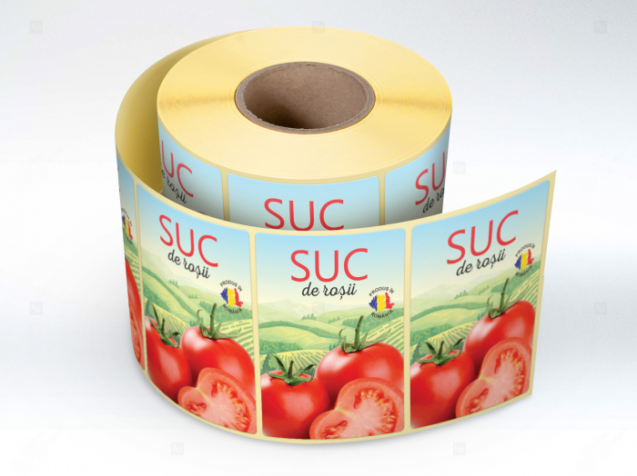 Etichete personalizate, Sticle suc de rosii, 100x70 mm [3]