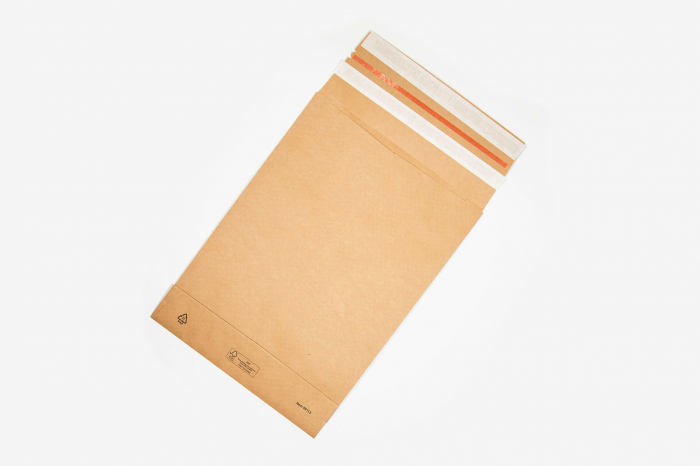 Plicuri ecommerce cu banda adeziva, maro, 350x250x50 mm, set 25 bucati [2]