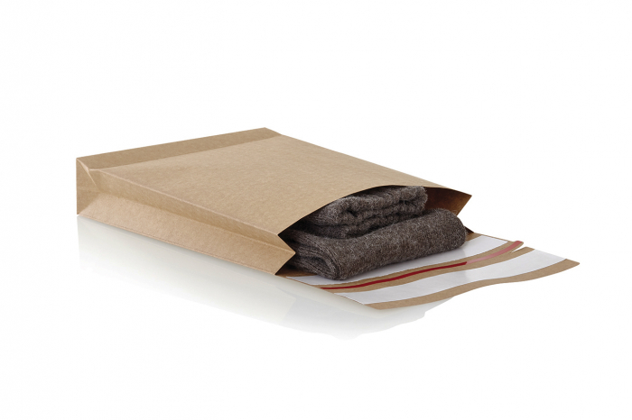 Plic burduf cu banda adeziva, maro, 350x250x50 mm [4]