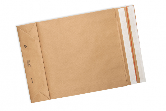 Plicuri ecommerce cu banda adeziva, maro, 500x400x100 mm, set 25 bucati [2]