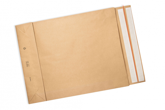 Plicuri ecommerce cu banda adeziva, maro,  590x450x100 mm, set 25 bucati [2]