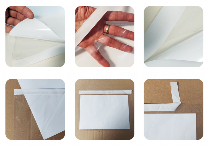 Plicuri AWB de curierat transparente autoadezive, port-document, 220 x 120 mm, set 1000 buc [5]