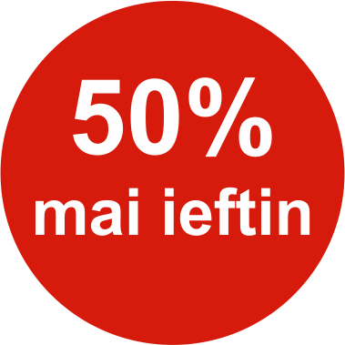 Rola etichete autoadezive personalizate "50% mai ieftin" [2]