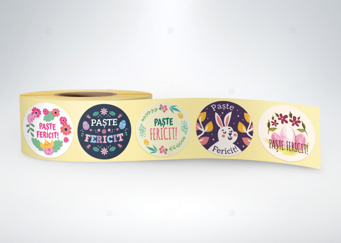 Etichete personalizate de Paste, 40mm diametru [2]