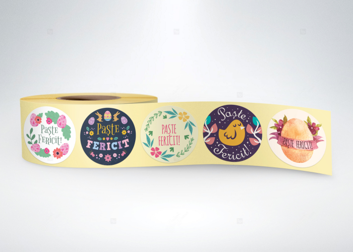 Etichete personalizate de Paste, 40mm diametru [2]