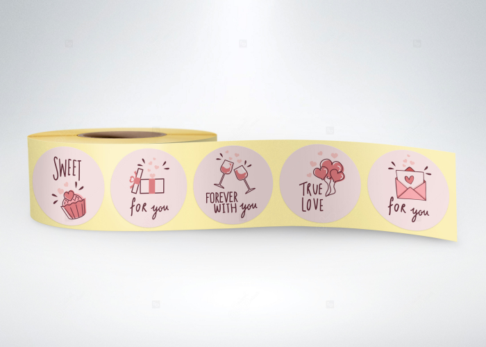 Etichete personalizate "LOVE", 40mm diametru [2]