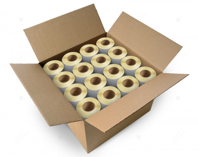 Role etichete termoadezive 80x120 mm, pentru produse congelate, 500 etichete/rola [2]