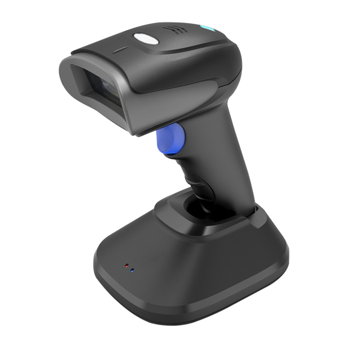 Scanner coduri de bare cu laser LP-WX70D, scaner coduri de bare portabil 1D cu cradle LabelLife imagine 2022 cartile.ro