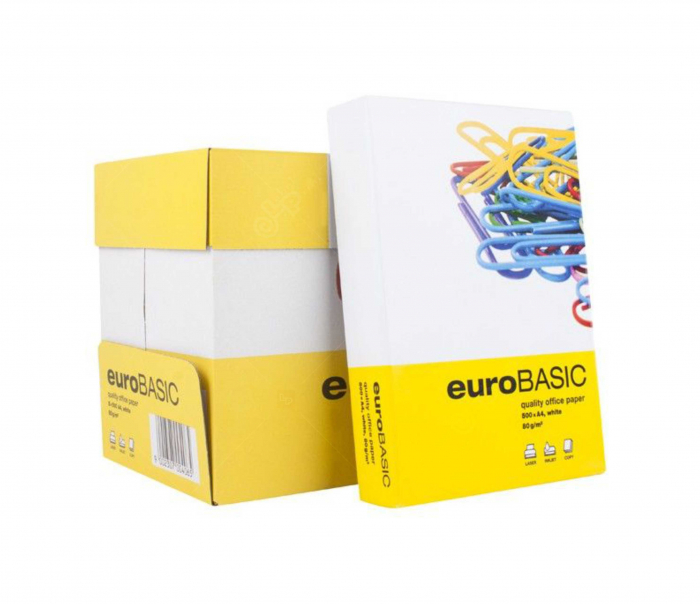 Cutie x 5 Top hartie A4 copiator, 80g m , 500 coli top, euroBASIC labelshop.ro poza 2021