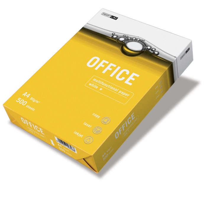 Cutie 5 x Top hartie A4 copiator, 80g/m², 500 coli/top, OFFICE [2]