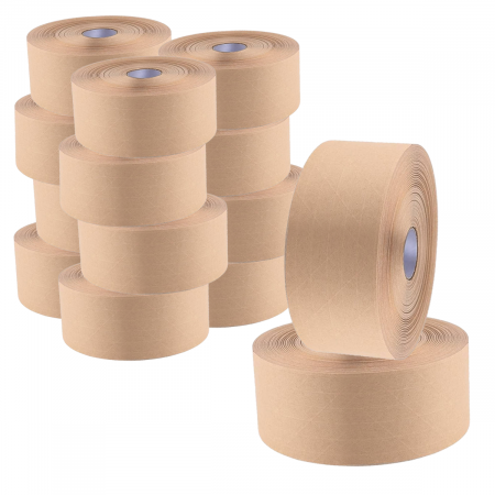 Banda adeziva umectibila ranforsata 75mm x 150m [3]
