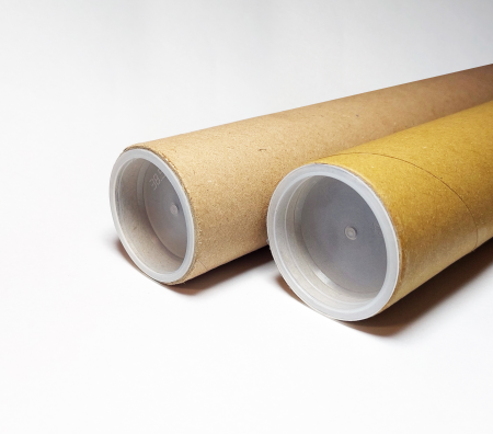 Tuburi de carton - Capace din plastic pentru tuburi din carton, 38.5mm, set 50 bucati