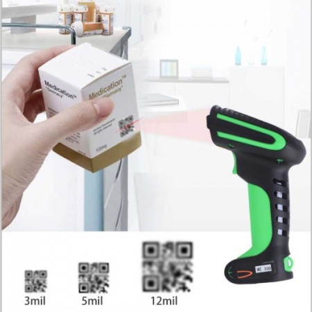 Cititor coduri de bare industrial model LP-WE35D cu cradle, 2D, bluetooth, waterproof [1]