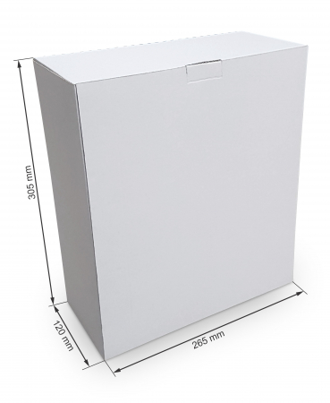 Cutii cu autoformare - Cutie carton microondul nature, 305x265x120mm