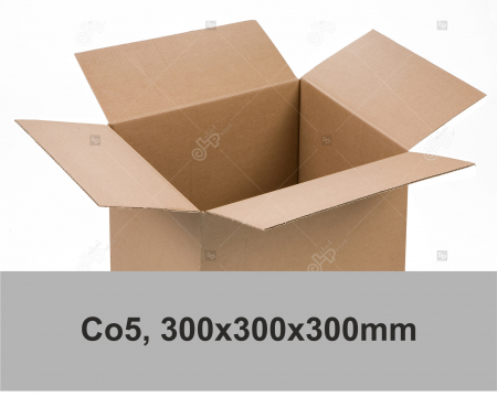 Cutie carton ondulat, natur, CO5, 300x300x300 mm [0]