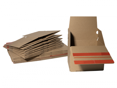 Cutii de carton cu autoformare ecommerce, FitBox, productive si eficiente, fund dublu, 260x170x140 [3]