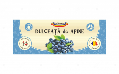 Etichete borcane personalizate Dulceata afine, 54x144 mm [2]