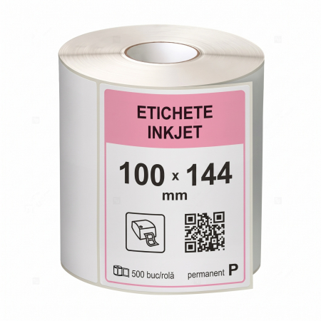 Etichete - Etichete inkjet (JetGloss) in rola 100x144mm