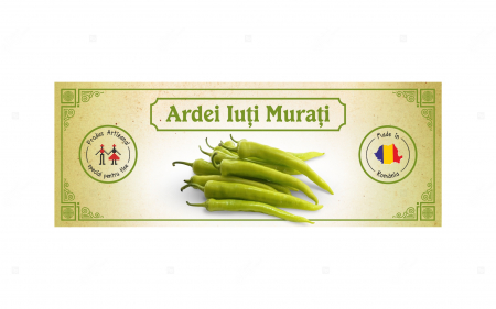 Etichete personalizate, Ardei iuti murati, 54x144 mm [2]