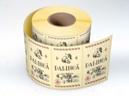 Etichete sticle personalizate, Palinca, 100x70 mm, Produs traditional, 1000 buc/rola [2]