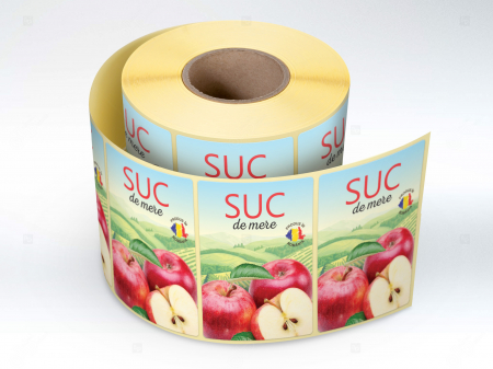 Etichete personalizate, Sticle suc de mere, 100x70 mm [2]