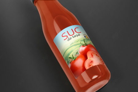 Etichete personalizate, Sticle suc de rosii, 100x70 mm [1]
