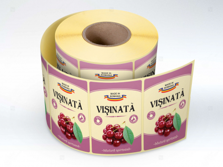 Etichete personalizate, Sticle Visinata, 100x70 mm [2]